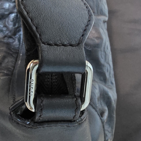 Authentic Gucci dark chocolate horsebit leather hobo and wallet set - Picture 8 of 13